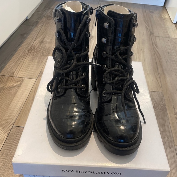 Steve Madden JDillian Black boot - Picture 1 of 6